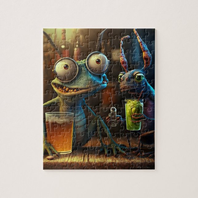 Alien Bar Puzzle  (Vertical)