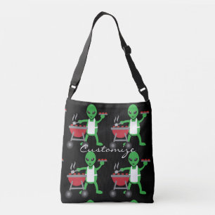 Alien Barbeque Cookout Thunder_Cove Crossbody Bag