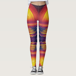 Alien Beach at Sunset Leggings