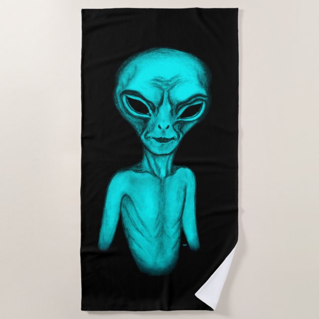 Alien Beach Towel (Front)