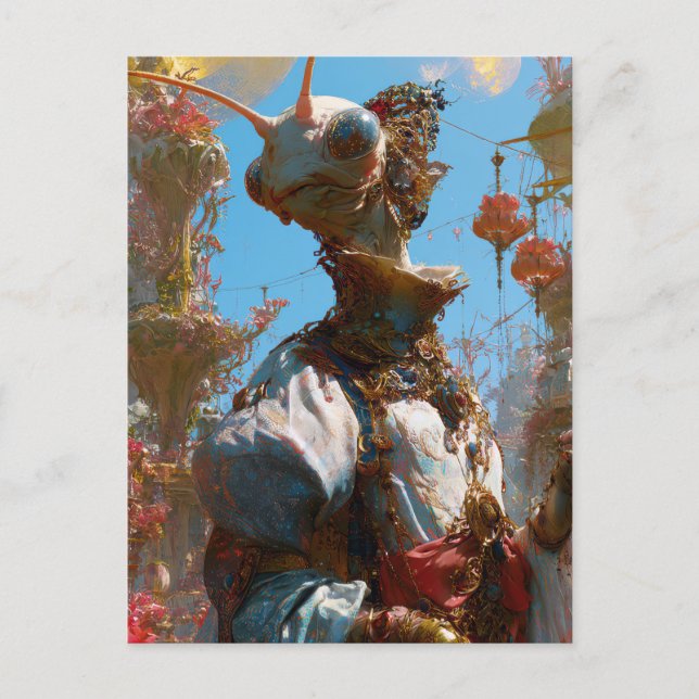Alien Beauty - Cresharr Postcard (Front)