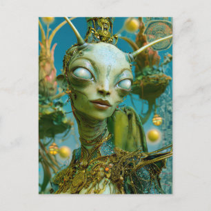 Alien Beauty - Freepa Postcard