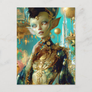 Alien Beauty - Lepjinda Postcard