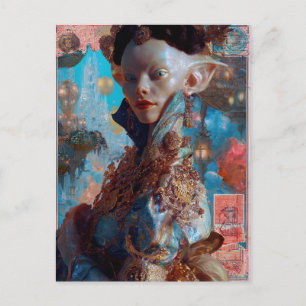 Alien Beauty - Themule Postcard