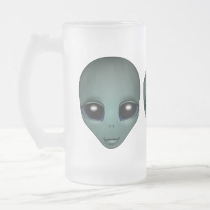 Alien Beer Mug Extraterrestrial Cup Alien Glass