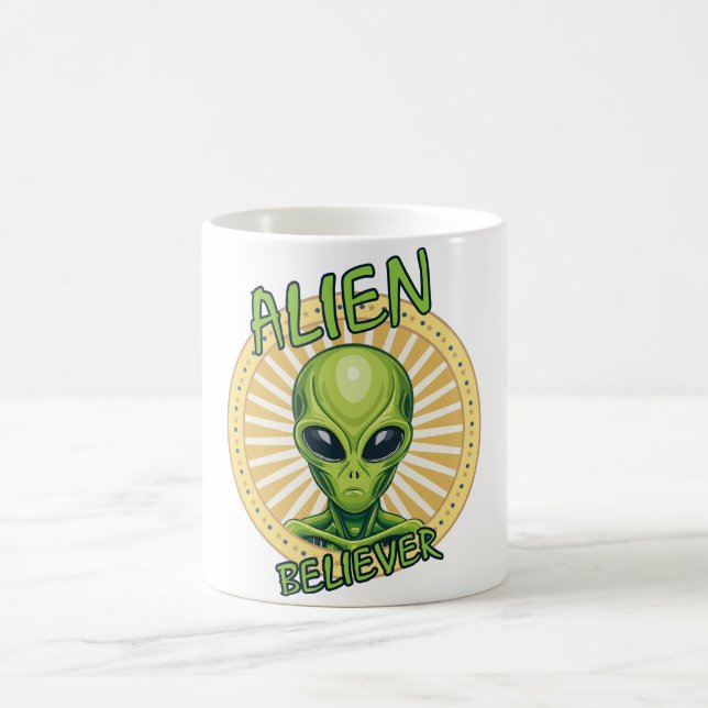 Alien Believer Coffee Mug (Center)