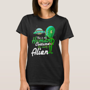 Alien Believer UFO Sci Fi Costume Party Funny Alie T-Shirt