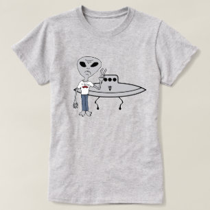 Alien Believer with UFO T-Shirt