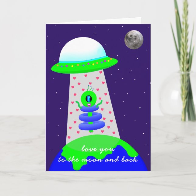 Alien Birthday card new by Jo Images (Front)
