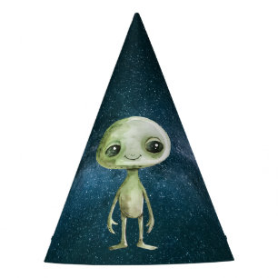 Alien Birthday Party Hats