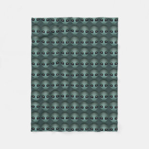 Alien Blanket Cute Alien Grey Art Fleece Blanket