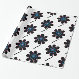 Alien Blooms Wrapping Paper