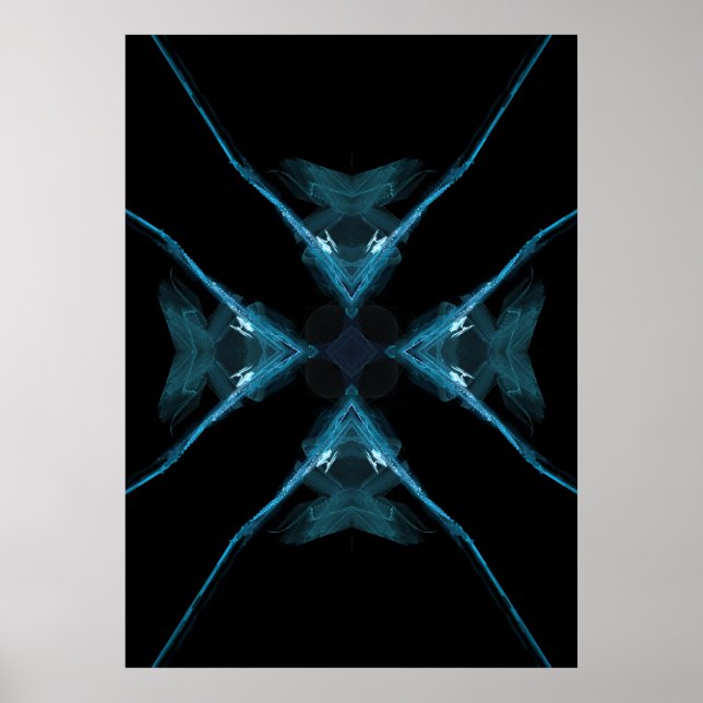 Alien Blue Fish Poster (Front)