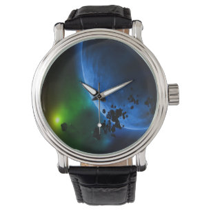 Alien Blue Planets & Asteroids Watch