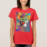 Alien Bride and Groom Retro Neon Galactic Wedding T-Shirt<br><div class="desc">Everyday Alien Bride and Groom Retro Neon Galactic Wedding Graphic Product Description Celebrate a love that spans the cosmos with this vibrant "Everyday Alien" wedding design. Featuring a charming extraterrestrial bride and groom, this illustration is set against a high-contrast, colorful background filled with 1990s-inspired gradients and celestial energy. Whether you...</div>