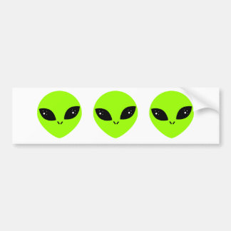 Alien  bumper sticker