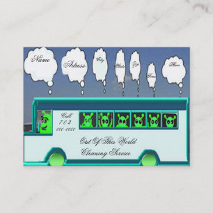 Alien bus business card