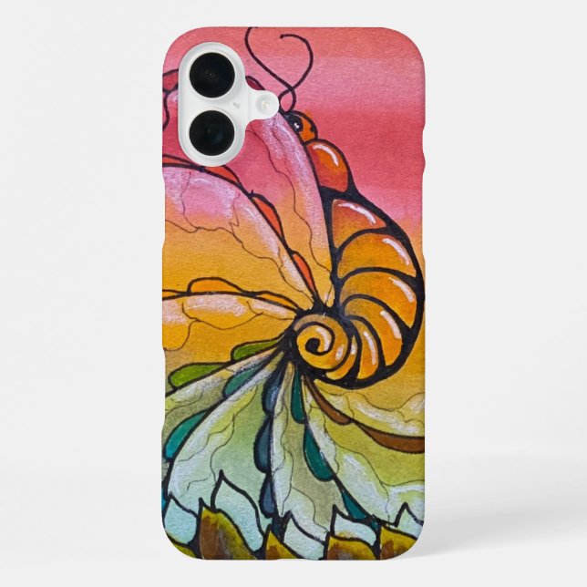 Alien Butterfly iPhone Case (Back)