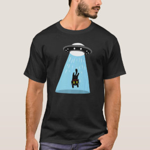 Alien Cat Abduction T-Shirt
