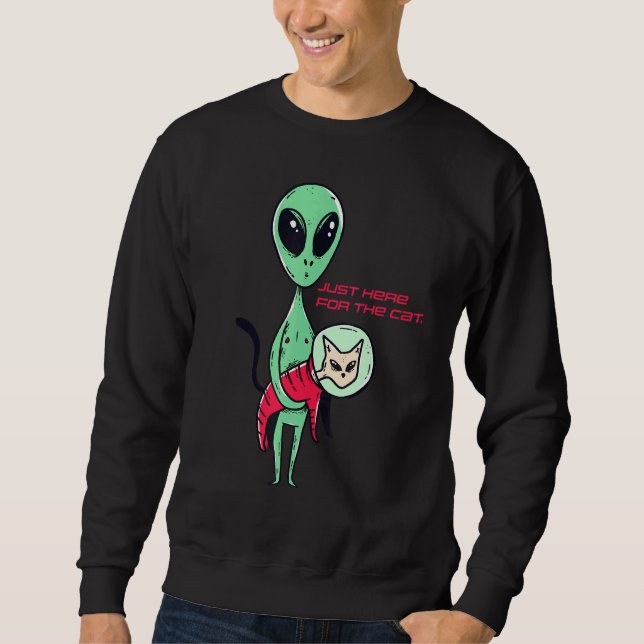 Alien Cat Sweatshirt (Front)