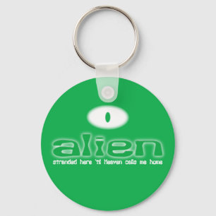 Alien Christian keychain/keyring Key Ring