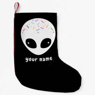 Alien Christmas Small Christmas Stocking