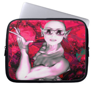 Alien Contact Laptop Sleeve