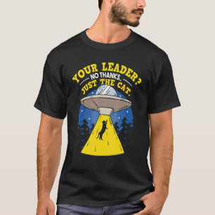 Alien Costume Cat Just The Cat UFO T-Shirt