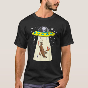 Alien Costume Ufo Thanksgiving Save a Turkey Famil T-Shirt