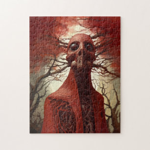 Alien Creature Sci-fi Horror Art Jigsaw Puzzle
