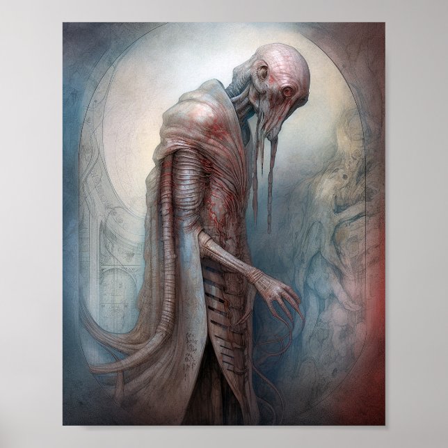 Alien Creature Science Fiction Poster (Front)