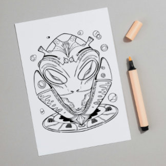 Alien: Creatures Out of This World Colouring Poste Poster