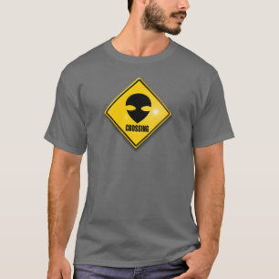 Alien Crossing Dark Apparel T-Shirt