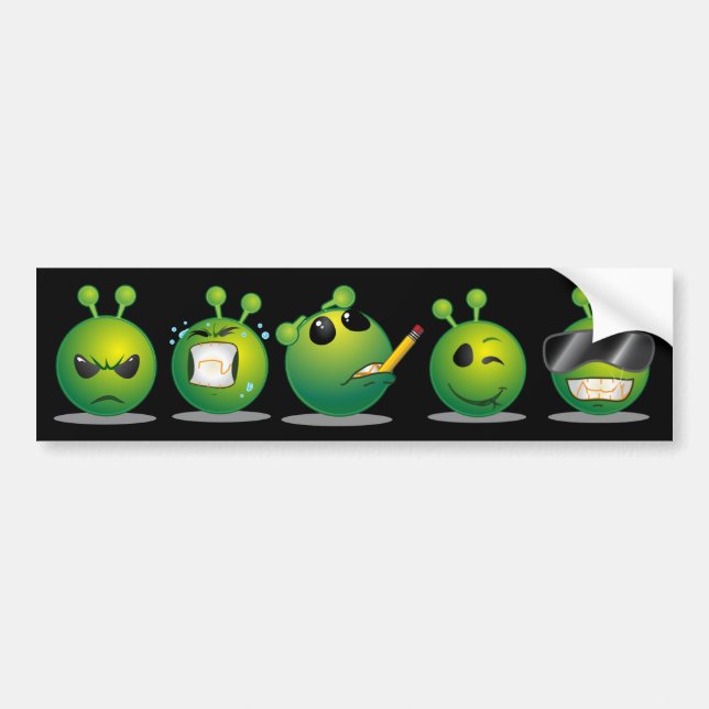 Alien Dark Bumper Sticker (Front)