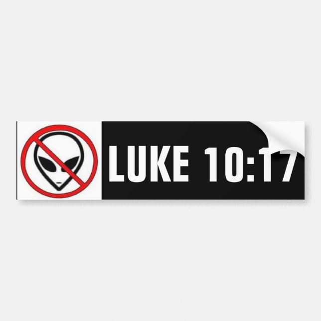 alien delusion bumper sticker (Front)