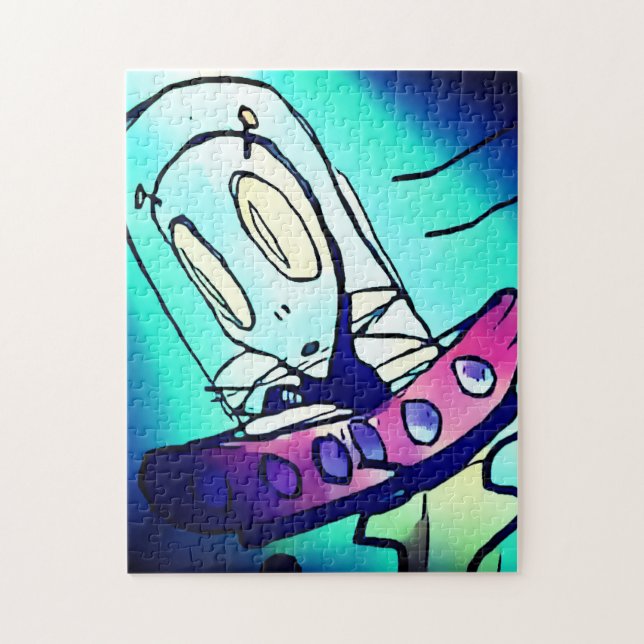 Alien Drawing Puzzle (Vertical)