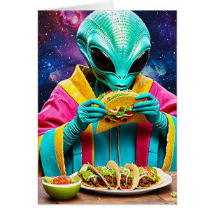 Alien Eating Tacos All Occassions
