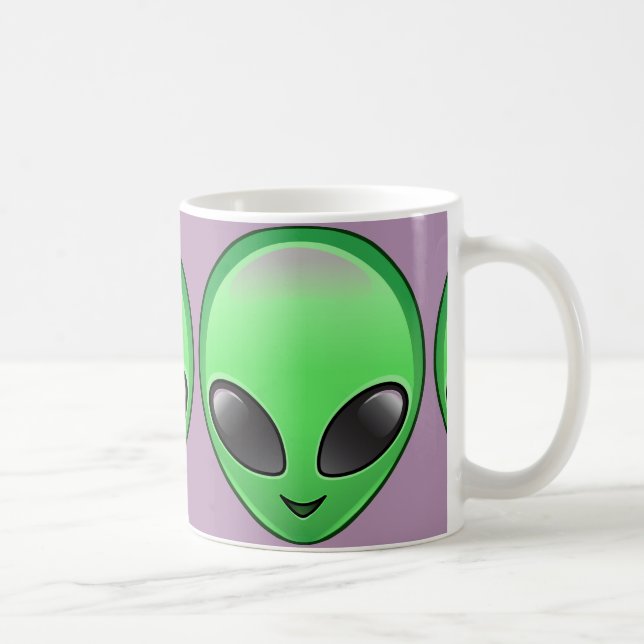 alien emoji coffee mug (Right)