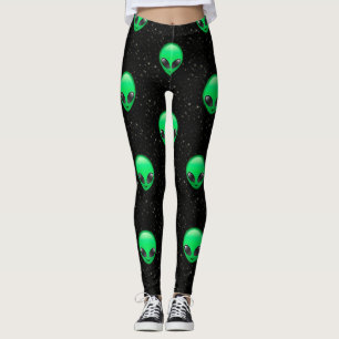 alien emojis leggings