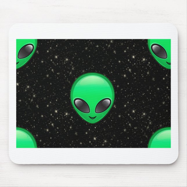 alien emojis mouse pad (Front)