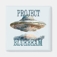 Alien Encounter Conspiracy UFO Magnet