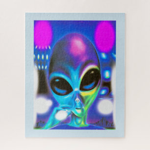 Alien encounter jigsaw puzzle