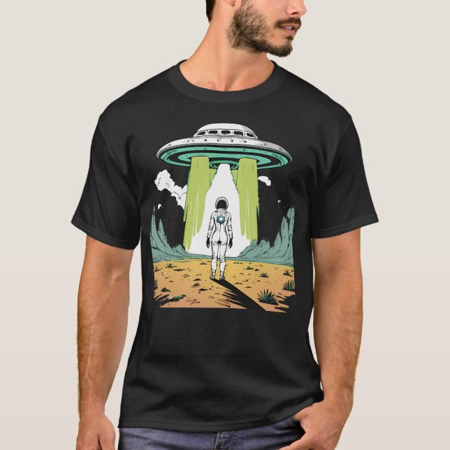 Alien Encounter On A Strange Planet T-Shirt (Front)