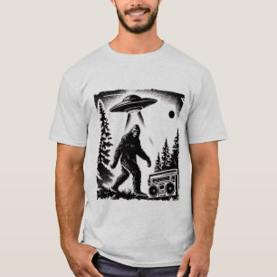 Alien Encounter with Bigfoot T-Shirt