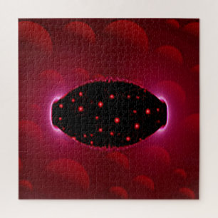 Alien Energy Source With Background Spheres Jigsaw Puzzle