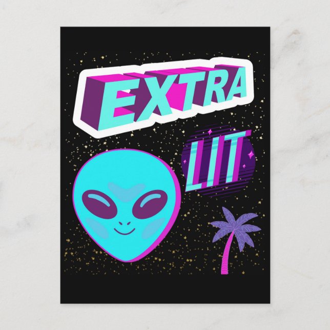 alien extra lit postcard (Front)