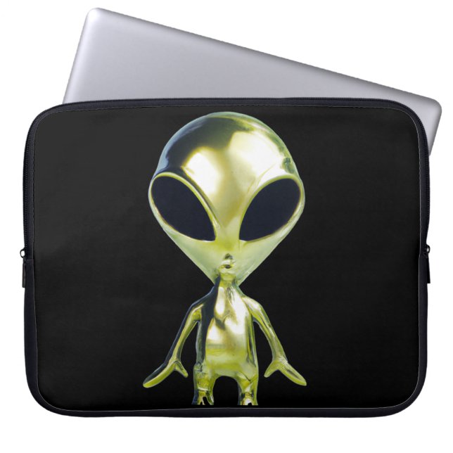 Alien Extraterrestrial Laptop Sleeve (Front)