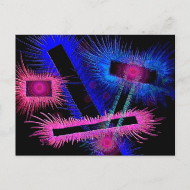 Alien Eyes Postcard (Front)