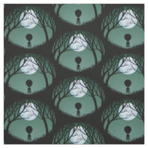 Alien Fabric Cute Alein Fabric Custom E.T. Fabric
