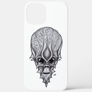 Alien Face , African Skull Facial Reconstruction iPhone 12 Pro Max Case